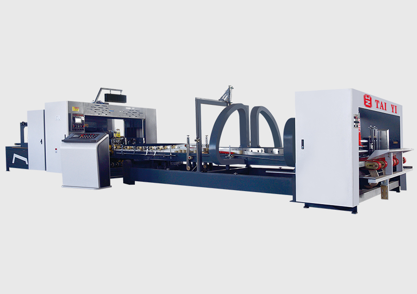 Fully Automatic Lifting Folder Gluer Stitcher Machine